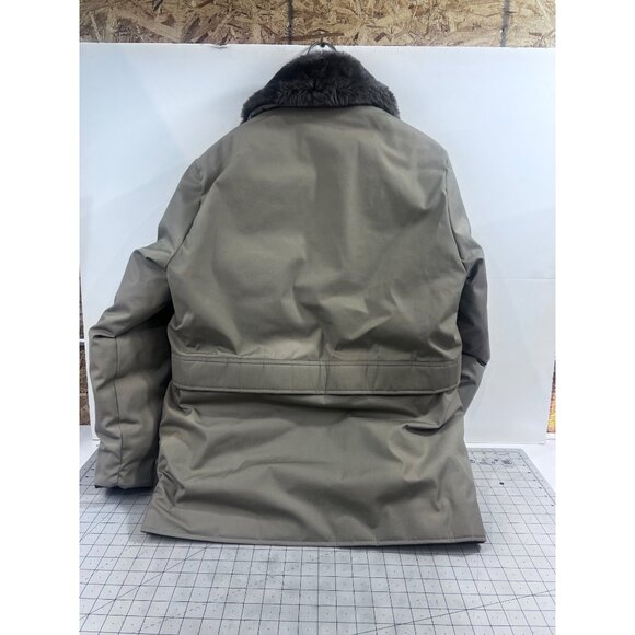 Vintage '80's Men's Browning Goose Down Coat Faux Fur Collar w/Hood Size 40 - Picture 3 of 16